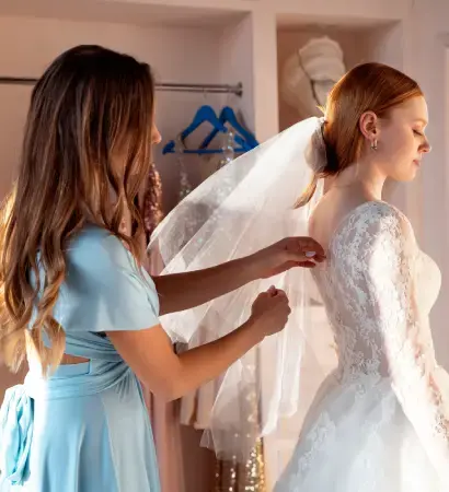 Wedding dress tailoring in Greens